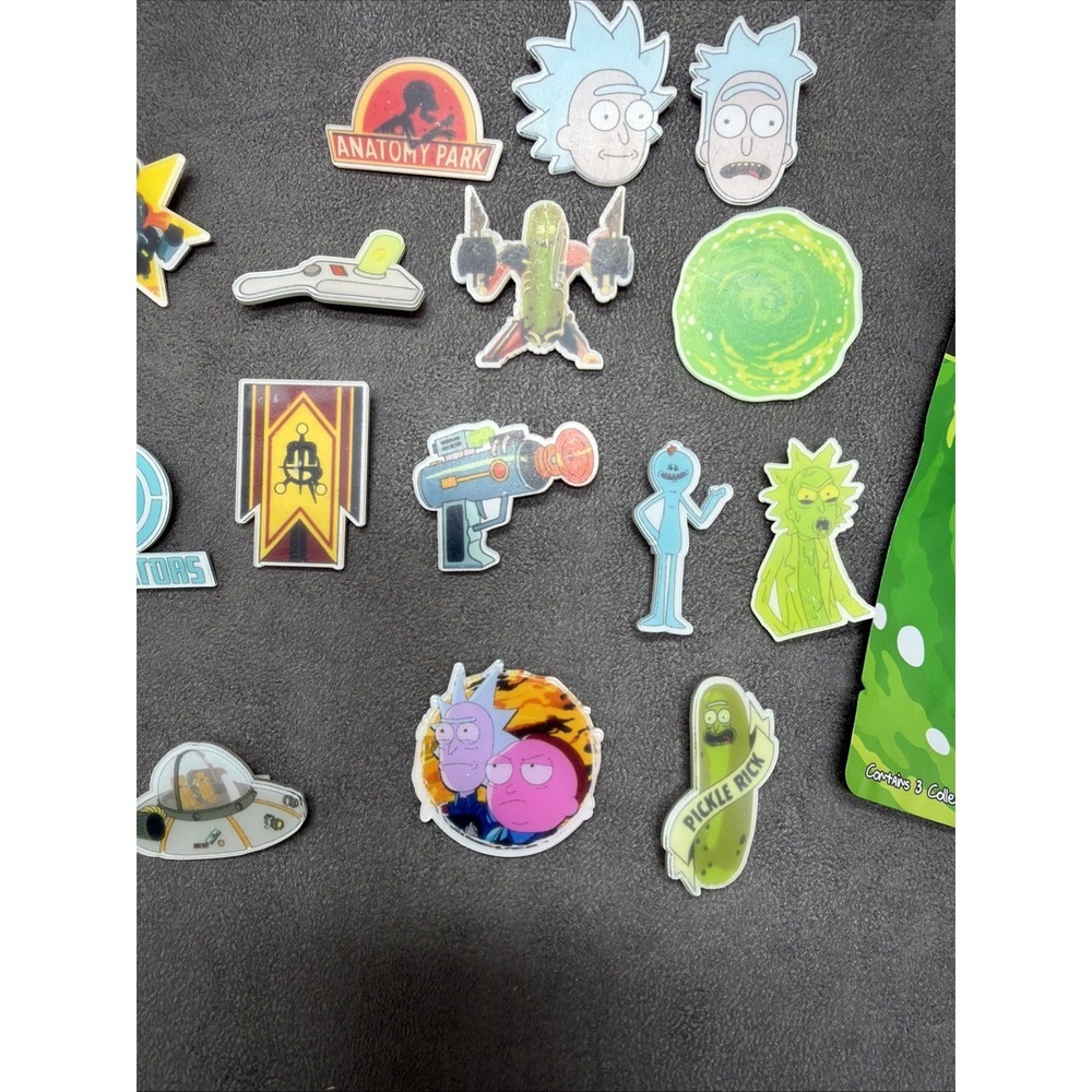 Adult Swim Rick and Morty Collector Button Pins Series 1 Lot of 15 - Picture 5 of 8